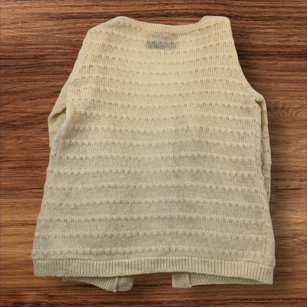 Vintage Hilda Ltd Iceland Wool Knit Cardigan Ladies S Cream Ivory Cozy - Picture 6 of 6